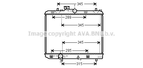 AVA QUALITY COOLING Радиатор, охлаждение двигателя SZ2111